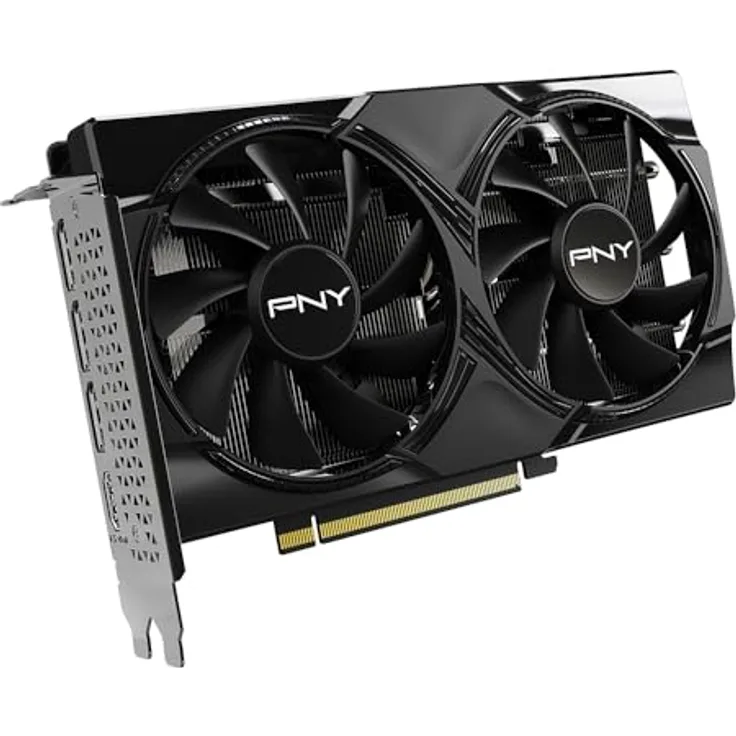 PNY GEFORCE RTX™ 5060, 8GB Overclocked Dual Fan Grafikkarte mit DLSS 4 und PCIe 5.0