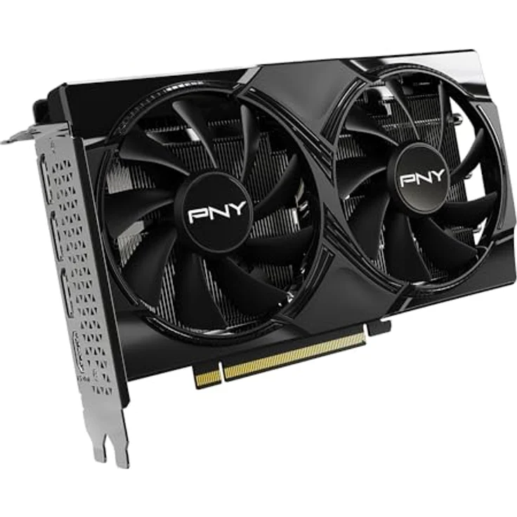 PNY GEFORCE RTX™ 5060, 8GB Overclocked Dual Fan Grafikkarte mit DLSS 4 und PCIe 5.0 – Bild 1