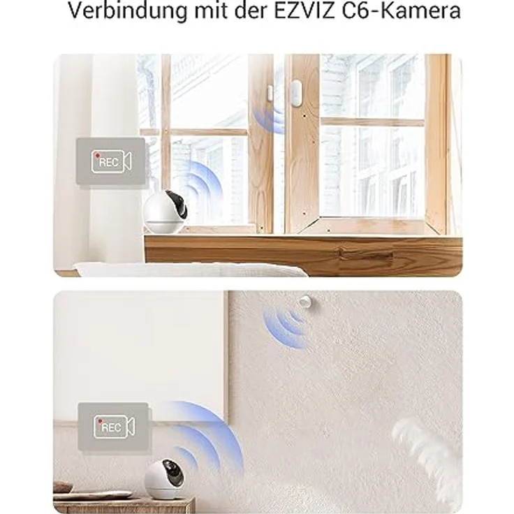 EZVIZ Home Sensor Intelligentes Haussicherheits-Kit ZigBee/Wi-Fi, Überwachungskameras zur Fernüberwachung und Notfallerkennung – Bild 10