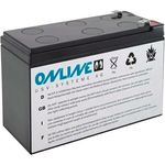 Online USV-Systeme ONLINE Ersatzbatterie für ZINTO 800 Modell 2017 (BCZ800), Bleiakku-Design für hohe Zuverlässigkeit