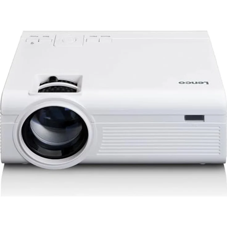 Lenco Beamer LPJ-280WH, Beamer mit 2800 Lumen, Full HD 1080P, 30.000 Stunden LED-Lebensdauer, kompakt und leicht transportierbar – Bild 1