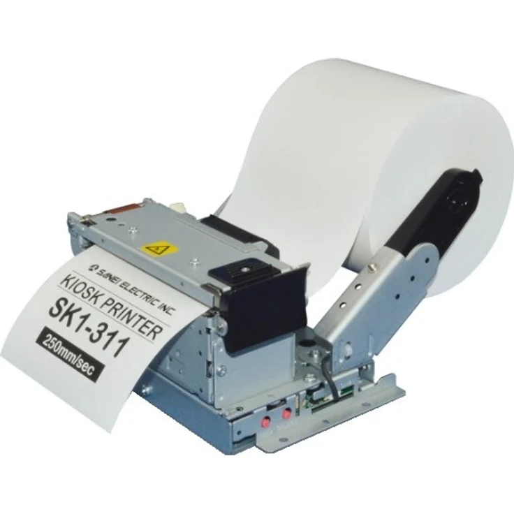 Star Micronics SK1-311SF4-Q-M-SP, Thermodirekt Kioskdrucker mit 203 x 203 DPI, 250 mm/sek, Kabelgebunden, Schwarz/Grau