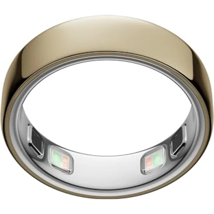 OURA Ring 5, Größe 9, Gold Smart mit fortschrittlichen Gesundheits- und Aktivitäts-Tracking-Funktionen – Bild 1