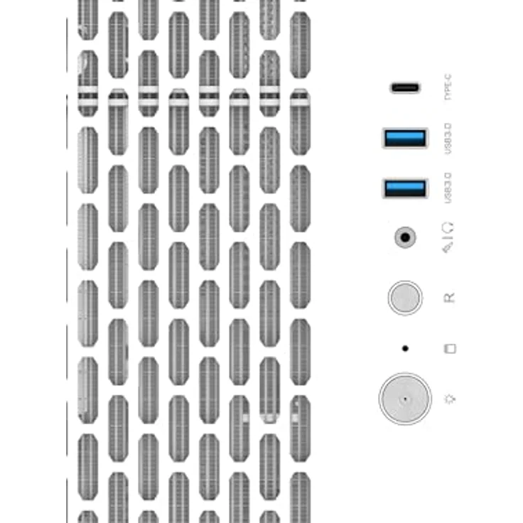 Thermaltake AX500, Full Tower Chassis in Snow mit Platz für bis zu 14 Lüfter, 5 HDDs oder 6 SSDs, kompatibel mit E-ATX und CPU-Kühlern bis 185mm Höhe – Bild 5
