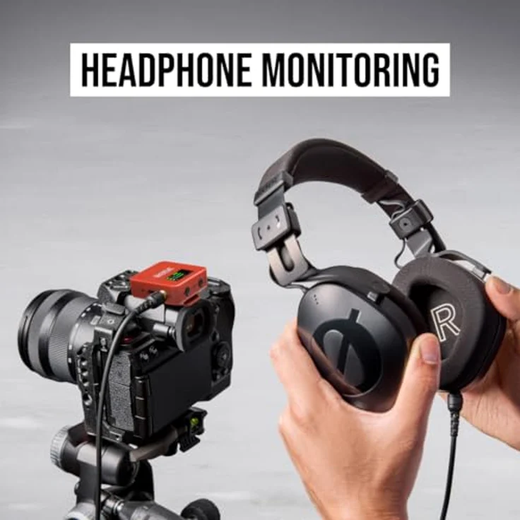 RØDE Wireless GO III, professionelles drahtloses Mikrofonsystem mit 200 m Reichweite, dunkelrot – Bild 5