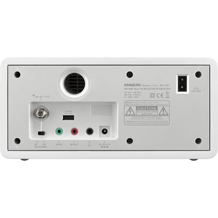 Sangean WR-11BT+ LE, Tischradio mit Bluetooth und AUX-Eingang, Holzgehäuse, weiss – Bild 3