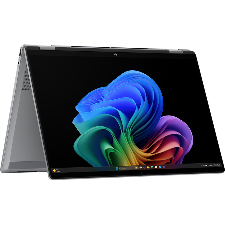HP OmniBook X Flip 16-ar0153ng, 16,0" 2K IPS Touch Laptop, AMD Ryzen 5 340, 16GB RAM, 512GB SSD, grau, Windows 11