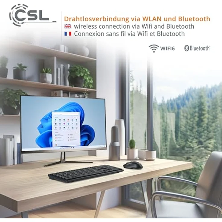 CSL Unity F27-ALS N200 All-in-One PC, 27 Zoll, 8 GB RAM, 512 GB SSD, Windows 11 – Bild 9