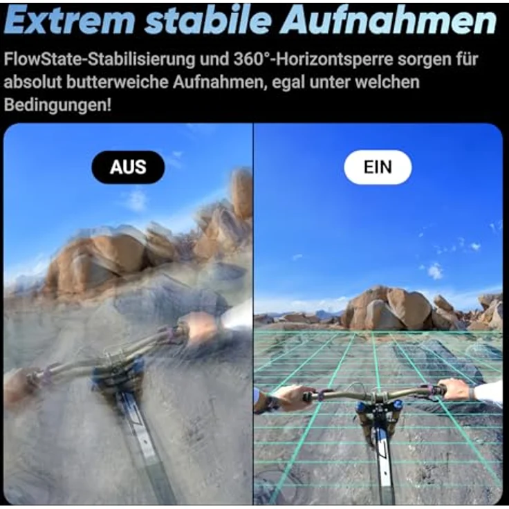 Insta360 X4 – wasserdichte 8K 360°-Action-Cam, 4K Weitwinkelvideos, Unsichtbarer Selfie-Stick Effekt, Abnehmbarer Linsenschutz, 135 min Akkulaufzeit, KI-Bearbeitung, Stabilisierung, für Sport, Reise – Bild 4