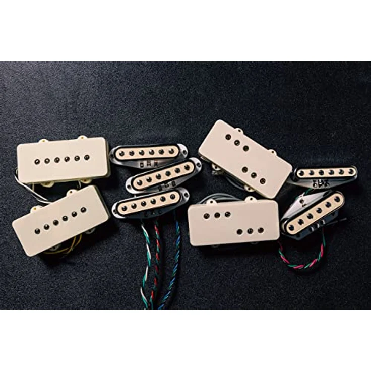Fender Cunife Wide Range Jazzmaster, Humbucker Pickup Set für Jazzmaster Gitarren, Vintage White, einstellbare Polstücke, Vintage Output, DC-Widerstand Neck: 10.4k, Bridge: 11.5k – Bild 4