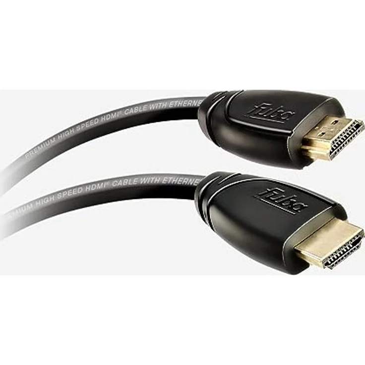 Fuba Premium High Speed 4K HDMI Kabel 2m schwarz - 4K@60Hz 3D - für PS5/X-Box/Switch/TV-Geräte/Receiver - kompatibel mit HDMI 2.0, High Speed mit Ethernet (unterstützt ARC/HEC, HDR, HDCP 2.2) – Bild 1