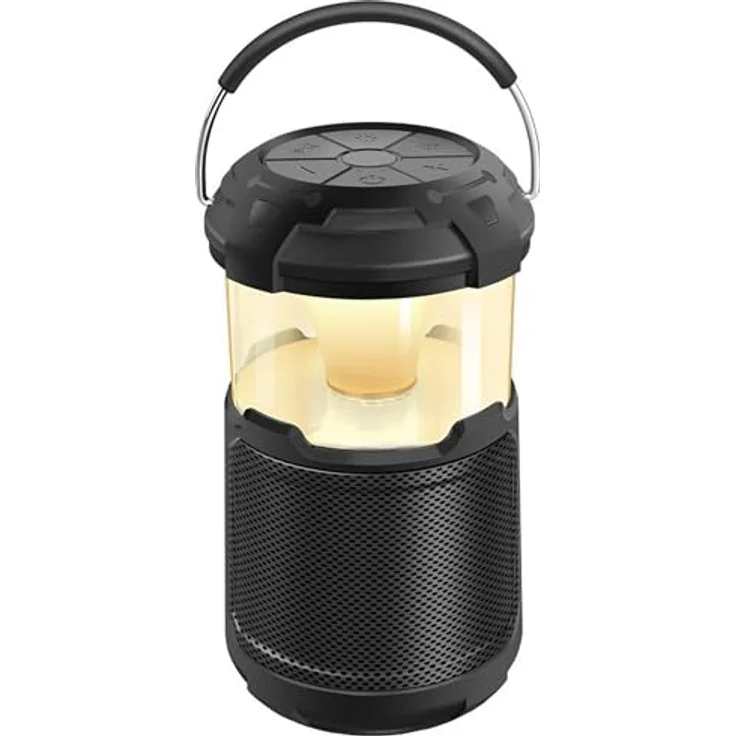 Universum BT 300 | Outdoor Bluetooth Lautsprecher mit Lampe und Powerbank | 20 W, SD-Karte, AUX-IN | 10000mAh Akku | Camping Laterne mit Bluetooth Lautsprecher | LED dimmbar, 2300 LUX | wetterfest – Bild 1