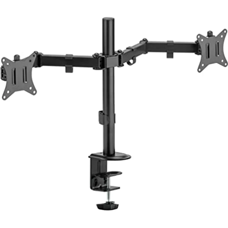Superior Driak na Monitor 17-32" DUAL, VESA-kompatible TV-Halterung für 2 Monitore, neigbar und drehbar, max. Belastung 18 kg – Bild 4