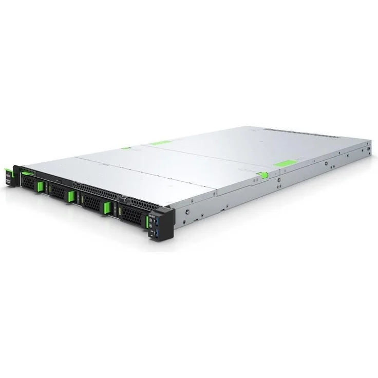 Fujitsu PRIMERGY RX2530 M7, Rack Server mit Intel Xeon Silver 4410T, 1x32GB RAM, 1U-Gehäuse, ideal für KI-Workloads und Virtualisierung