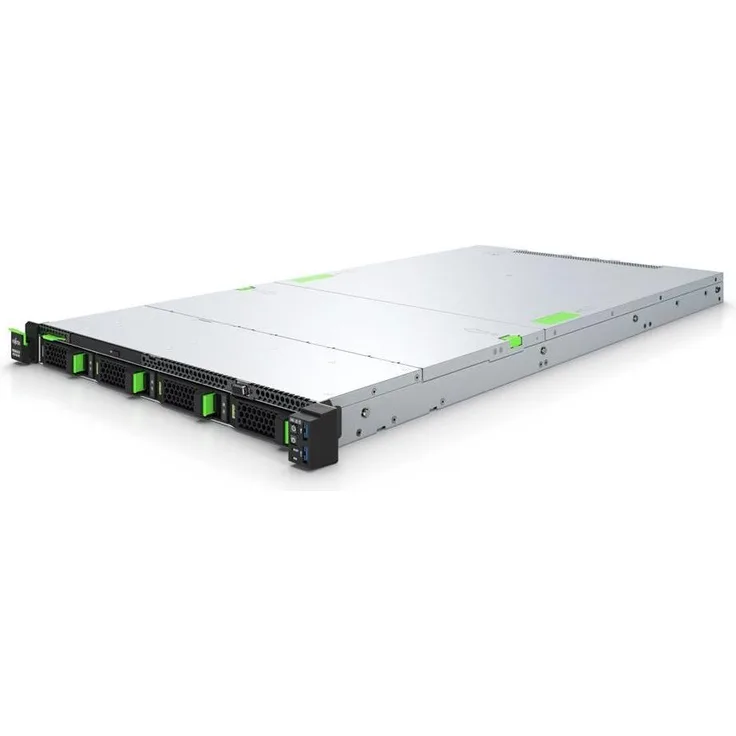 Fujitsu PRIMERGY RX2530 M7, Rack Server mit Intel Xeon Silver 4410T, 1x32GB RAM, 1U-Gehäuse, ideal für KI-Workloads und Virtualisierung