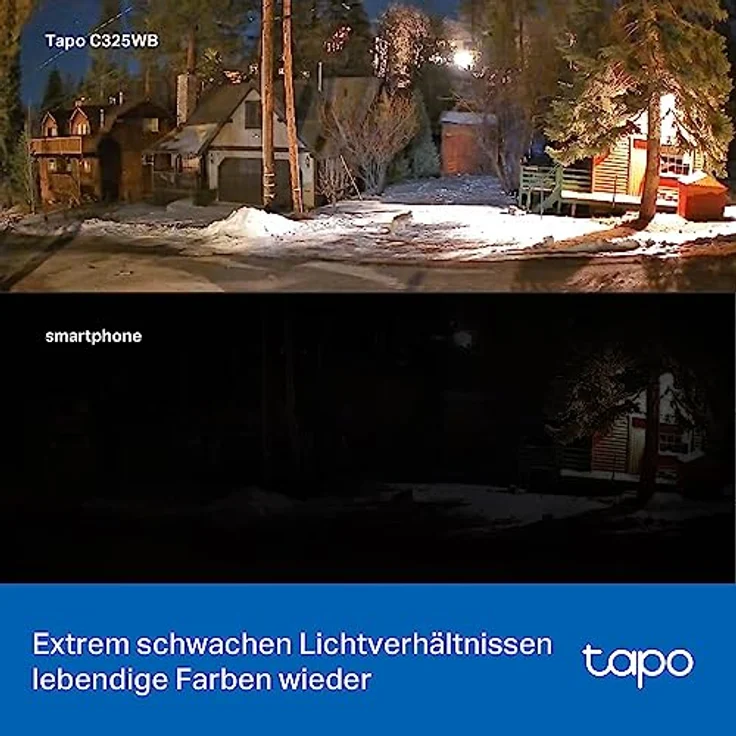 TP-Link Tapo C325WB Überwachungskamera Außen, ColorPro Nachtsicht, Objektiv mit Superblende, 2K Hochauflösung, AI-Erkennung, Bewegungserkennung, IP66, Alarmmeldung, Zwei Wege Audio – Bild 3