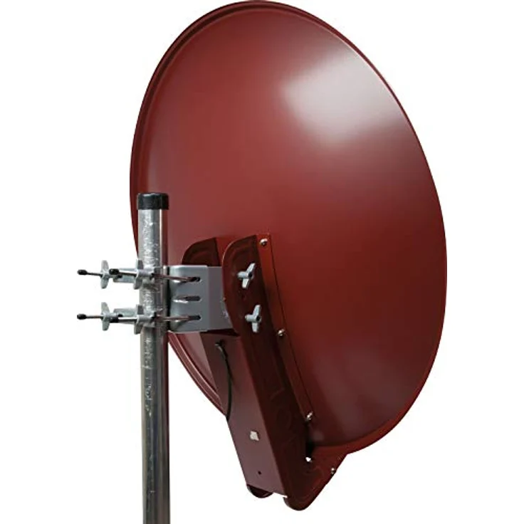Schwaiger SPI085PR011 Aluminium Offset-Antenne 85 cm, Premiumklasse, rot – Bild 3