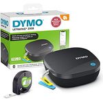 DYMO LetraTag 200B-Beschriftungsgerät mit Bluetooth | kompakter Etikettendrucker | verbindet Sich über Wireless Bluetooth-Technologie mit iOS und Android | inklusive 1 x Papierschriftband in Weiß