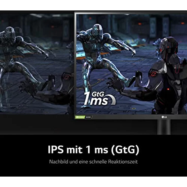 LG UltraGear Gaming Monitor 27GN800-B 68,5cm - 27 Zoll, QHD, AMD FreeSync, 144 Hz, 1ms GtG, Schwarz, 27 Zoll Gaming Monitor mit QHD-Auflösung und 144 Hz – Bild 3