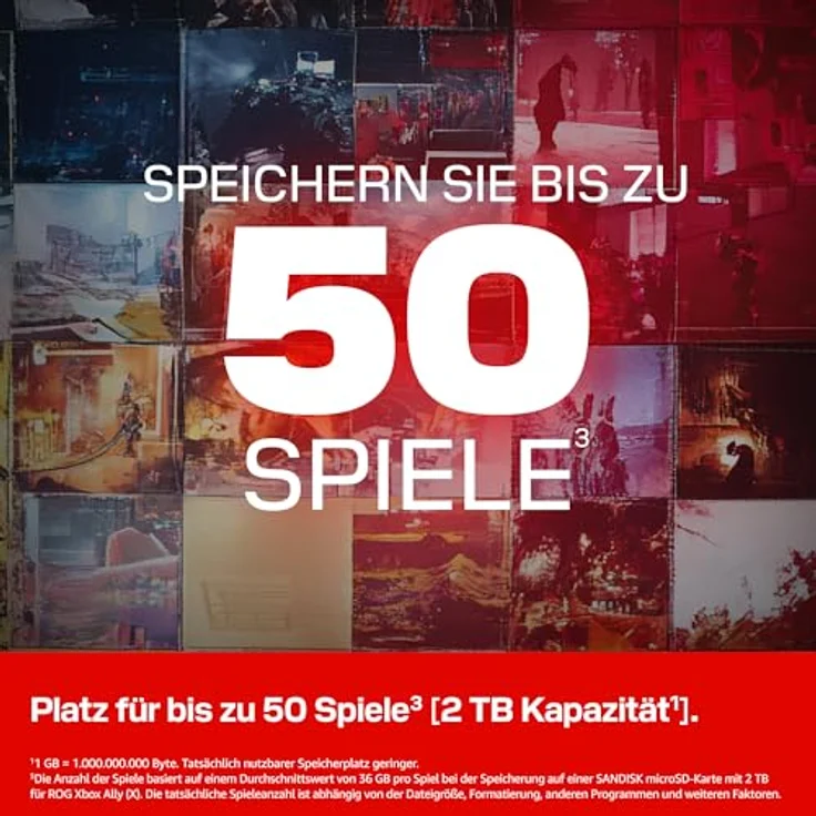 SANDISK for ROG Xbox Ally X, Flash-Speicherkarte, 2 TB, microSDXC UHS-I, Video Class V30 – Bild 8