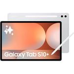 Samsung Galaxy Tab S10+ 5G 12+256GB platinum silver, Tablet mit 31,5 cm Display, 2,8 GHz Prozessor und Dual-Kamera