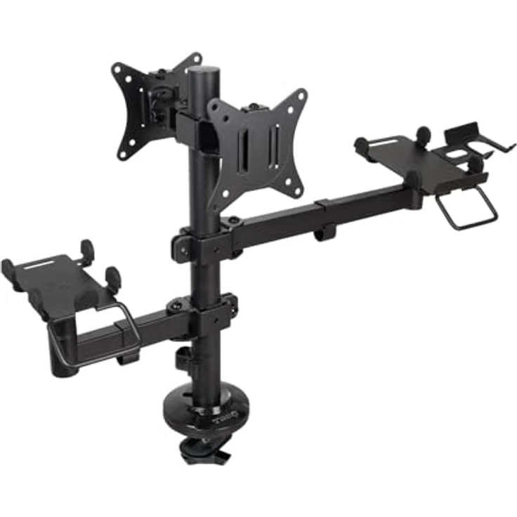 Tooq Technology TQPM0002, Tischhalterung für Monitor 17"-32" mit VESA 75x75 und 100x100, Schwarz – Bild 1