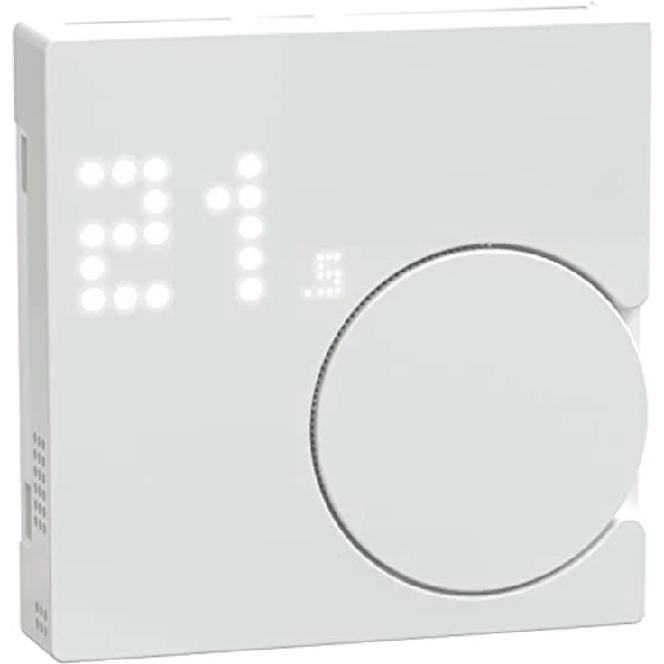 Merten Smart Home Connected Raumtemperaturregler-MODUL, Unterputz, System M, Energie sparen, kompatibel mit Amazon Alexa und Google Home, MEG5779-0325, Aktivweiß – Bild 1