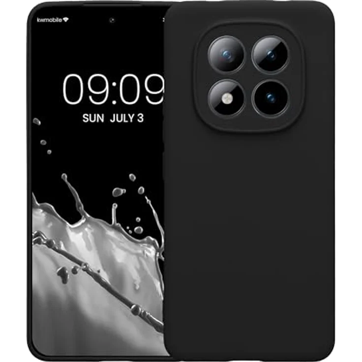 kwmobile Handyhülle für Xiaomi Redmi Note 15 Pro 4G, Silikon Case in Schwarz matt, rutschfest und reißfest mit präzisen Ausschnitten – Bild 5
