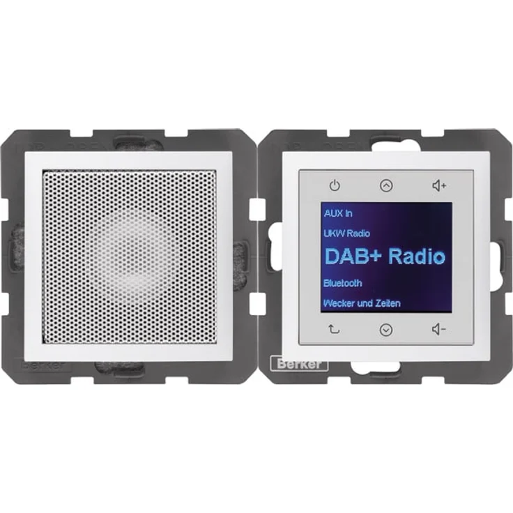 Berker Radio Touch mit LS DAB+ S.1/B.x pwm BERKER, Radio in Weiß – Bild 1