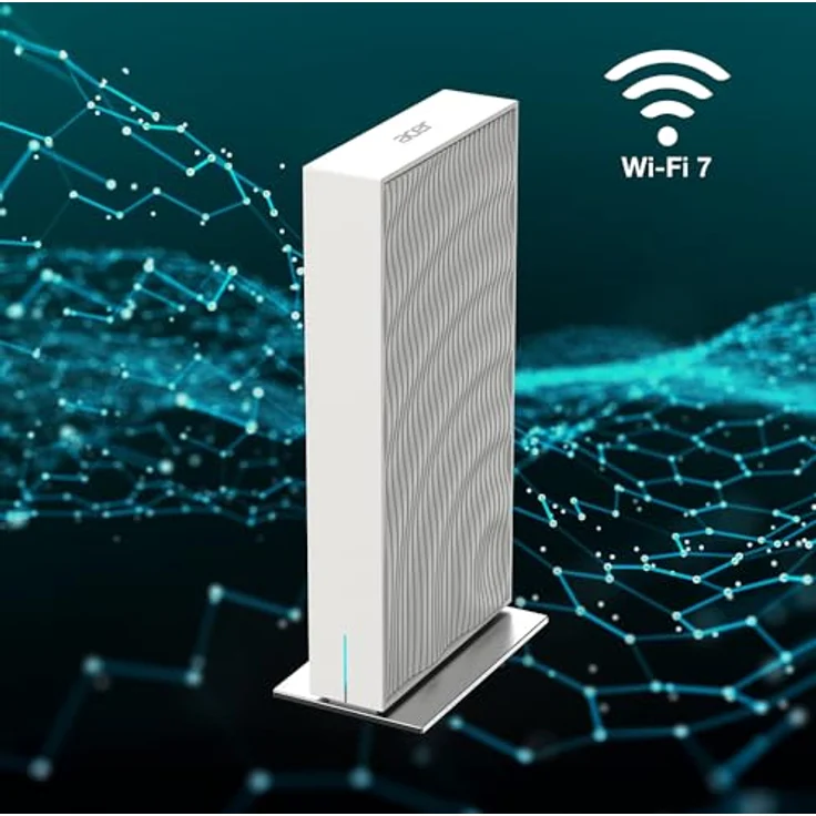Acer Predator Connect W7 WLAN-Router, WiFi 7 bis zu 6,4 Gbit/s, MLO System, unterstützt 6 GHz und 320 MHz, Ethernet-Ports – Bild 3