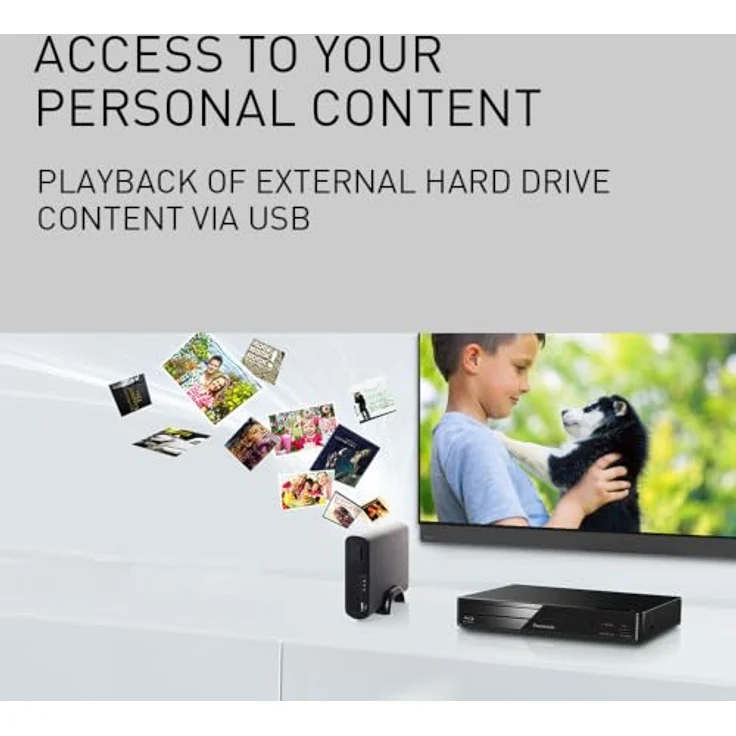 Panasonic DMP-BDT167AG, Blu-ray-Player mit Full HD, 3D-Unterstützung und vielseitiger Audioformat-Kompatibilität, schwarz – Bild 3