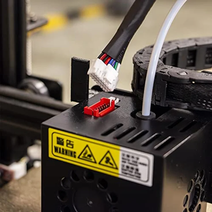 Adapter Universe Hotend Kabel für Anycubic Chiron 3D Drucker, 1450mm, schwarz, hitzebeständig – Bild 2