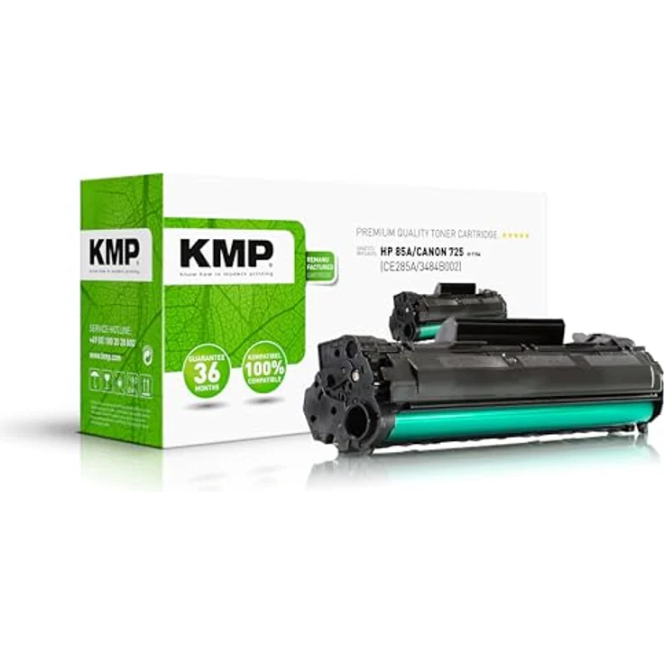 KMP Tonerkartusche H-T155, ersetzt HP 85A, schwarz, ca. 1.900 Seiten bei 5% Deckung – Bild 2
