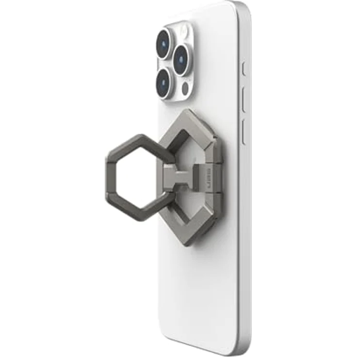 UAG Magnetic Ring Stand, MagSafe-kompatible Smartphone Halterung mit hochfestem Magnet, grau – Bild 6