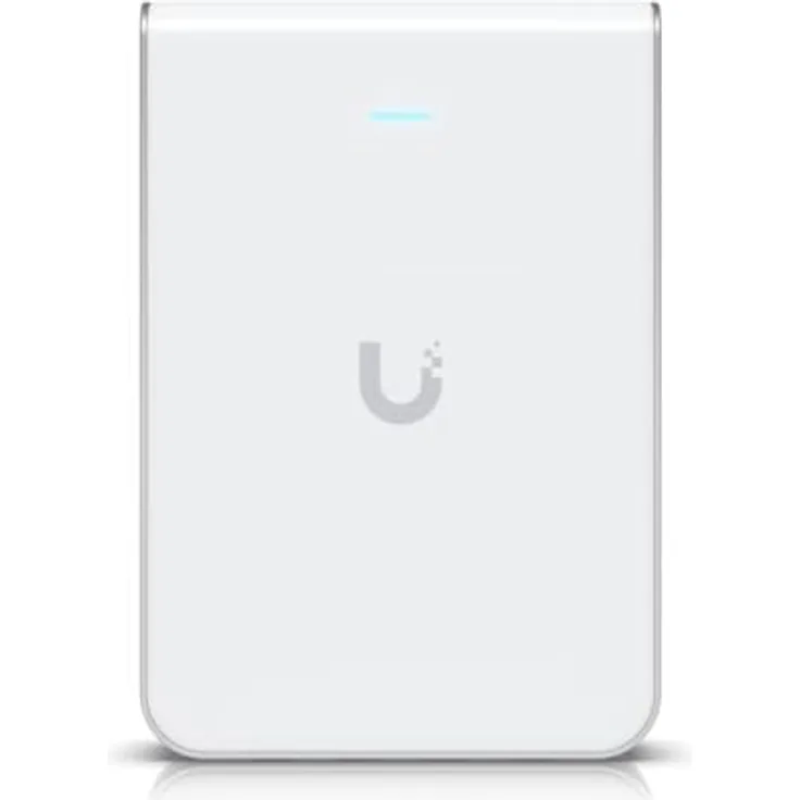 Ubiquiti Unifi 6 In-Wall, Wi-Fi 6 Access Point mit 4800 Mbit/s, 4-Port Gigabit Ethernet-Switch, WPA3, geeignet für bis zu 300 Geräte