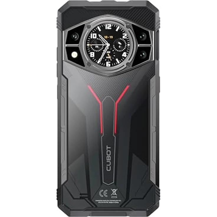 CUBOT KingKong AX 6,6" FHD+ 120Hz Smartphone, 12GB/256GB, 100MP Kamera, 5100mAh Akku - Android 14, OctaCore Prozessor, Schwarz – Bild 4