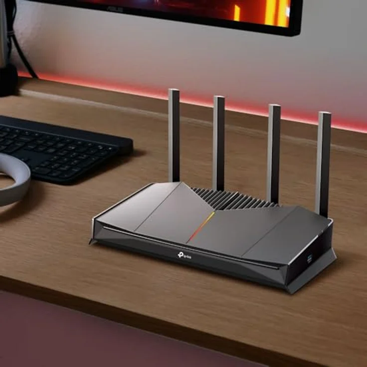 TP-Link BE3600 Wi-Fi 7 Gaming Router, Dual-Band, 3570 Mbit/s, 2x 2,5 Gigabit Ethernet-Ports, schwarz – Bild 8