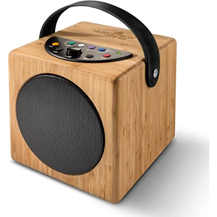 KidzAudio Music Box for Kids - Tragbarer Bluetooth-Lautsprecher für Kinder mit Wiedergabe von USB-Stick oder über Bluetooth. Mit Kopfhöreranschluss, Lautstärkebegrenzer, Aufnahme- und Sleep Funktion. – Bild 3