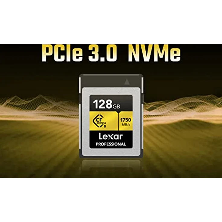 Lexar Professional GOLD-Serie CFexpress Karte 128GB, Typ B CF Karte, bis zu 1750 MB/s Lesen, Nehmen Sie PCIe 3.0 und NVMe, Speicherkarte für professionelle Fotografen, Videofilmer (LCXEXPR128G-RNENG) – Bild 5