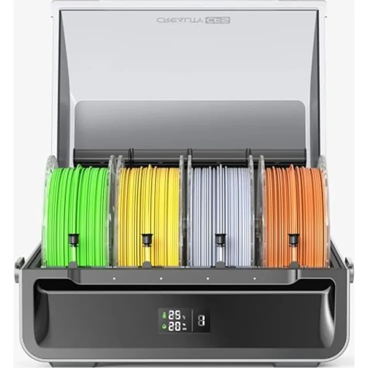 Creality CFS, intelligentes Multimaterialsystem für 16-farbigen 3D-Druck mit 4 Spulenslots, automatische Filamentwechsler