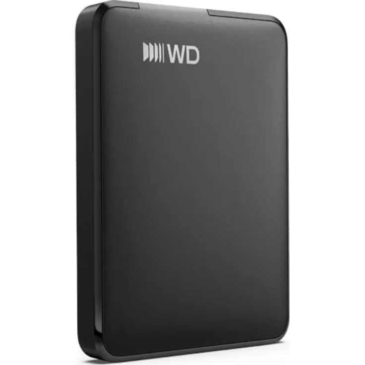 WD Elements Portable, Externe Festplatte mit 2TB Speicher und USB 3.2 Gen 1, Schwarz