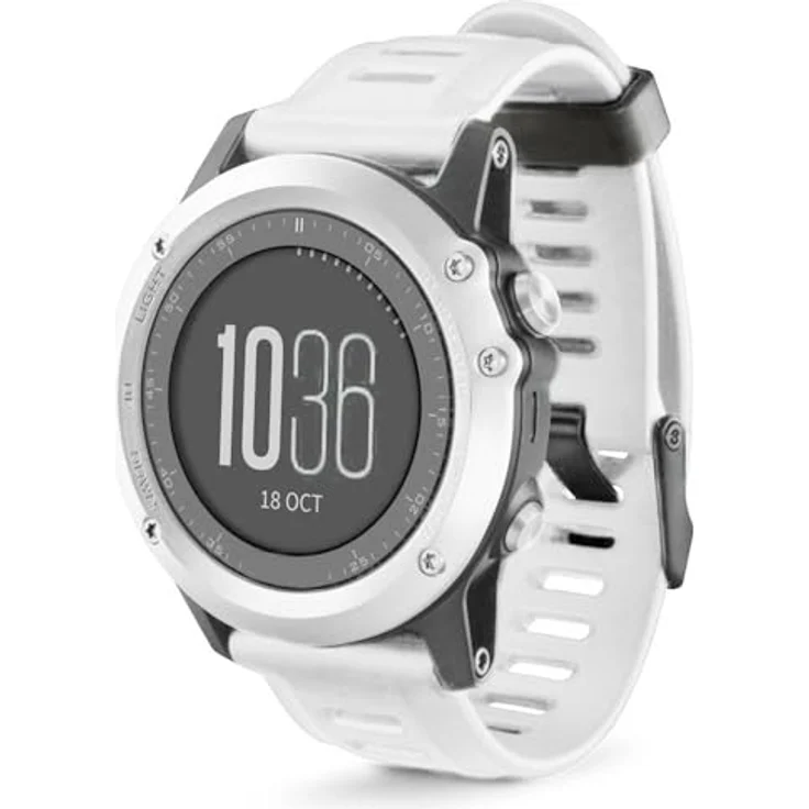 INF Silikon Uhrenarmband für Garmin Fenix 3 HR/6X/5X Sapphire/Descent MK1, verstellbar, atmungsaktiv, wasserabweisend, mit Schraubendreher Set – Bild 2