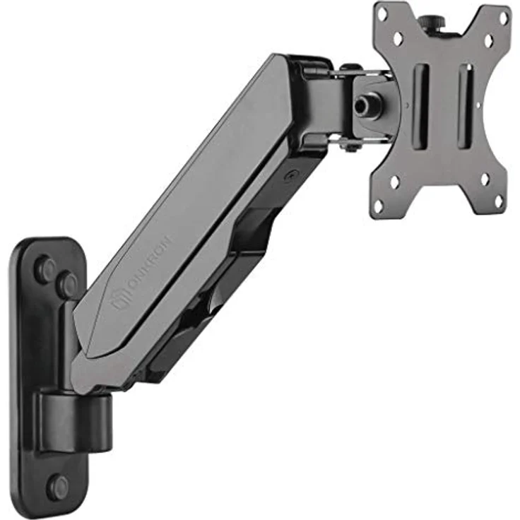ONKRON Monitor Wandhalterung/TV Halterung für 13-34'' Flach & Curved Bildschirme max VESA Wandhalterung 100 x 100 Neigung 35° Gewicht bis zu 8 kg Einarm drehbar Schwarz G120-B – Bild 2
