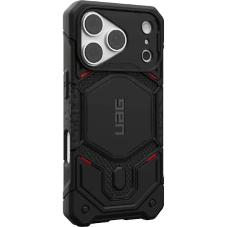 UAG Monarch Pro MagSafe, Schutzhülle aus DuPont™ Kevlar® für iPhone 18 Pro/17 Pro, rutschfest, fallfest bis 7.6 m, kevlar black – Bild 6
