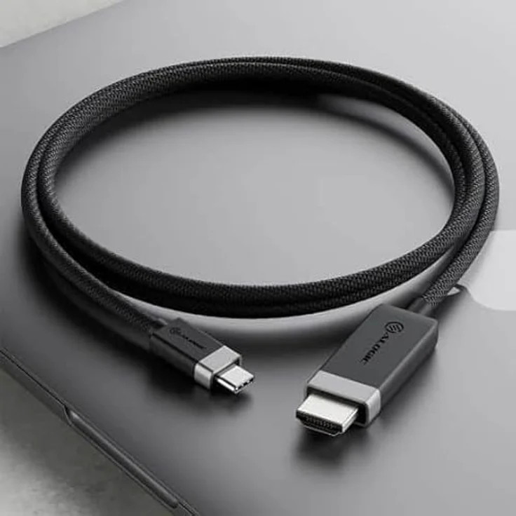 ALOGIC FUSION SERIES USB-C TO HDMI, Fusionskabel mit doppelt geflochtener Ummantelung, 4K bei 60 Hz, schwarz – Bild 2