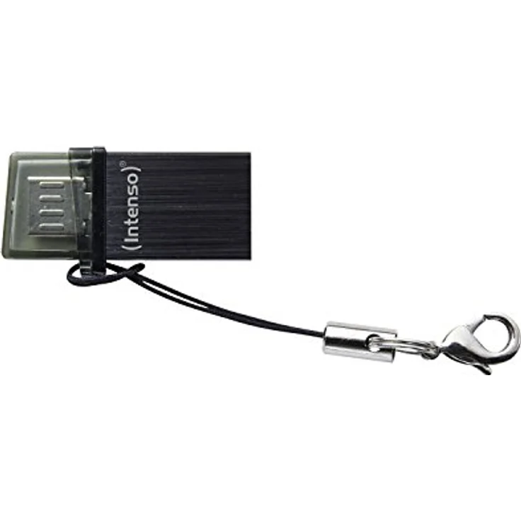 Intenso Mini Mobile Line On-the-go 32 GB USB-Stick USB 2.0 (USB und micro-USB) schwarz – Bild 2