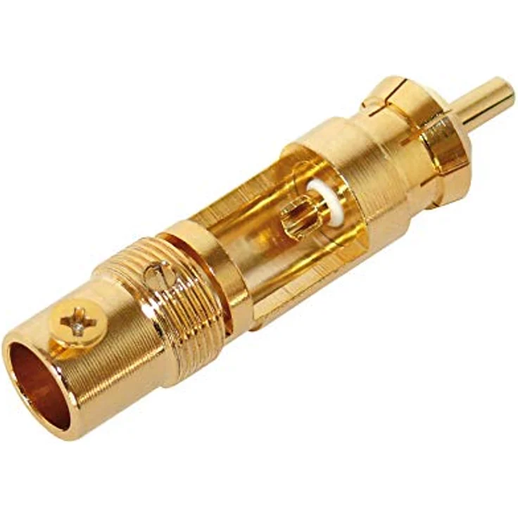 Dynavox High-End Cinch-Stecker 4er-Set, schwarz mit spezieller Hülsenkonstruktion und doppelter Schraub-Zugentlastung – Bild 2