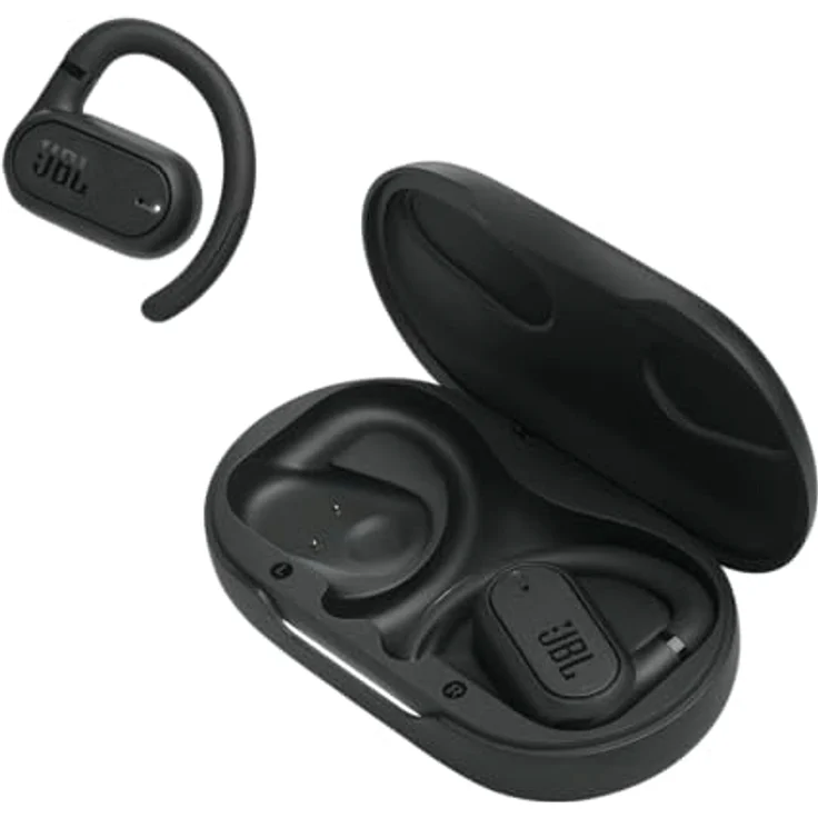 JBL Soundgear Sense – Kabellose Bluetooth-Open-Ear-Kopfhörer – Spritzwassergeschützt und komfortabel – In Schwarz – Bild 1