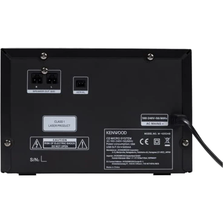 Kenwood Electronics M-420DAB Home-Stereoanlage Heim-Audio-Mikrosystem Schwarz 14 W – Bild 5