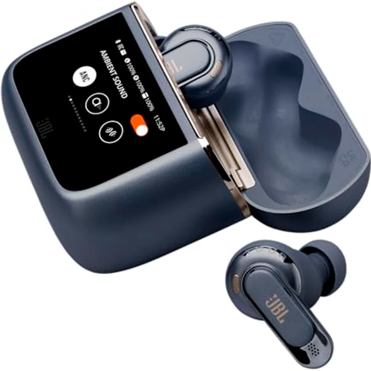 JBL TOUR PRO 3 TWS, Wireless In-Ear-Kopfhörer mit Active Noise Cancelling (ANC), Freisprechfunktion, Smart Charging Case mit Touchscreen, Schwarz – Bild 9